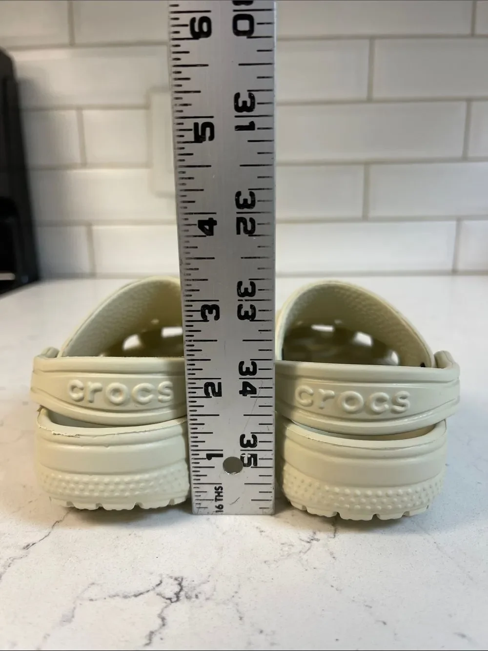 Crocs Toddler Classic Clog Style 206990 Bone - Beige ? Size 8
